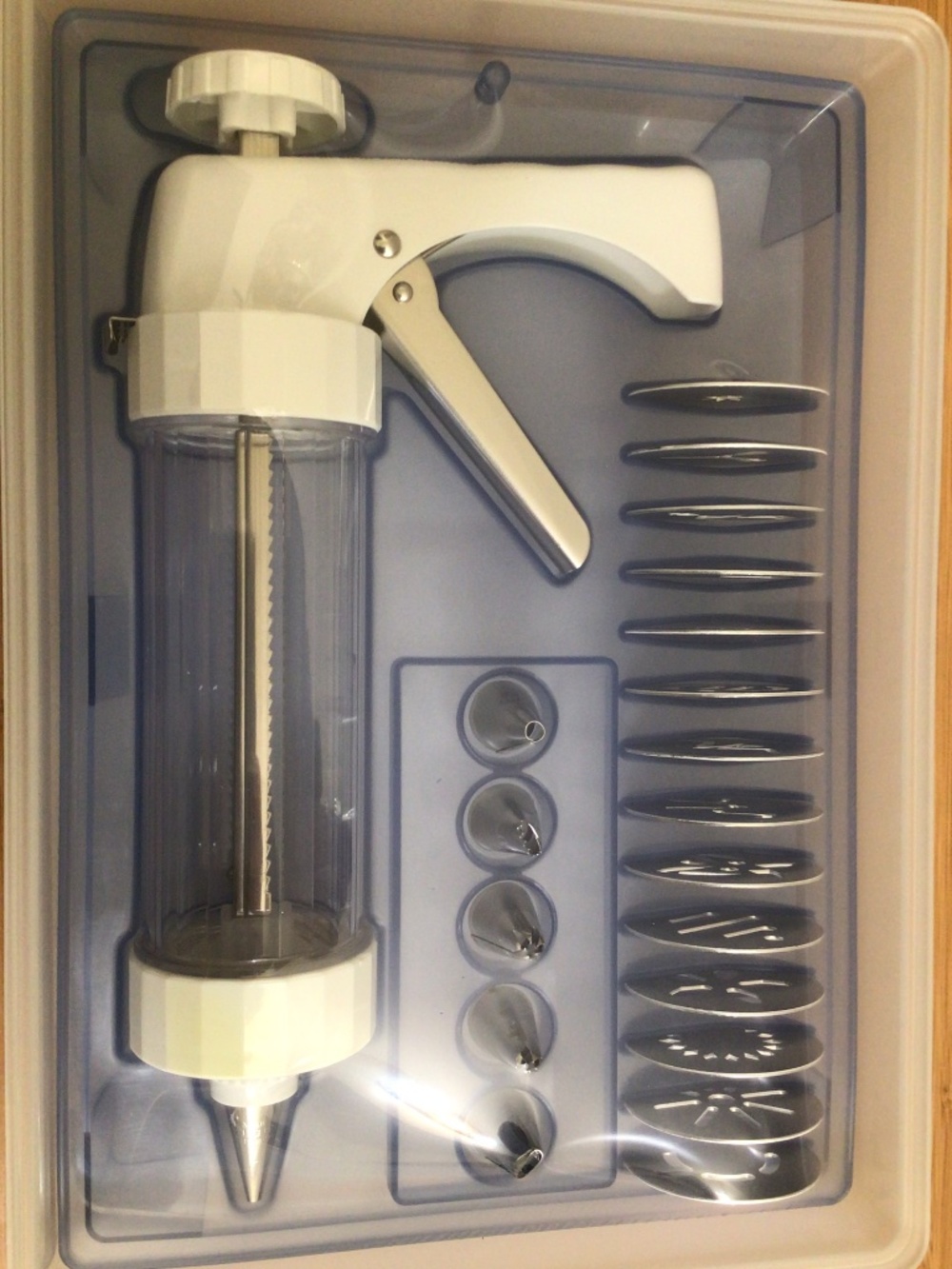 Kuhn Rikon Clear Cookie Press & Storage Box